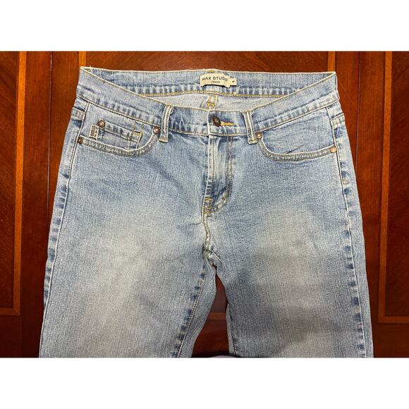 Max Studio Womens Capri Jeans Size 4 Stretch Light Wash Denim Spring Summer - Picture 4 of 9